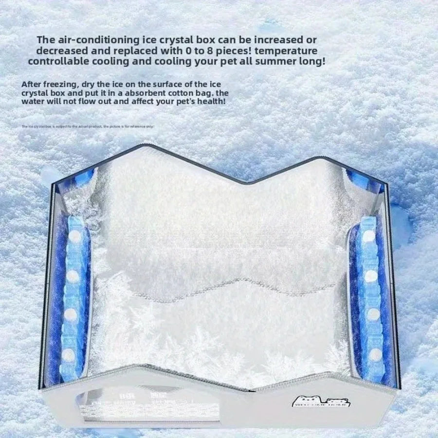 summer small Cat dog Ice House Air Conditioning BED Summer Cooling Tool Nest Dog Dog Four Seasons Pet Ice House