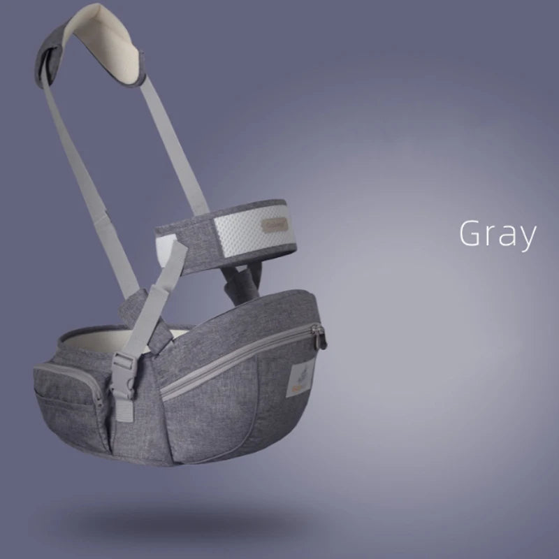 Ergonomic Baby Carrier with Hip Seat – Front Facing Kangaroo Sling & Waist Stool - I YAN