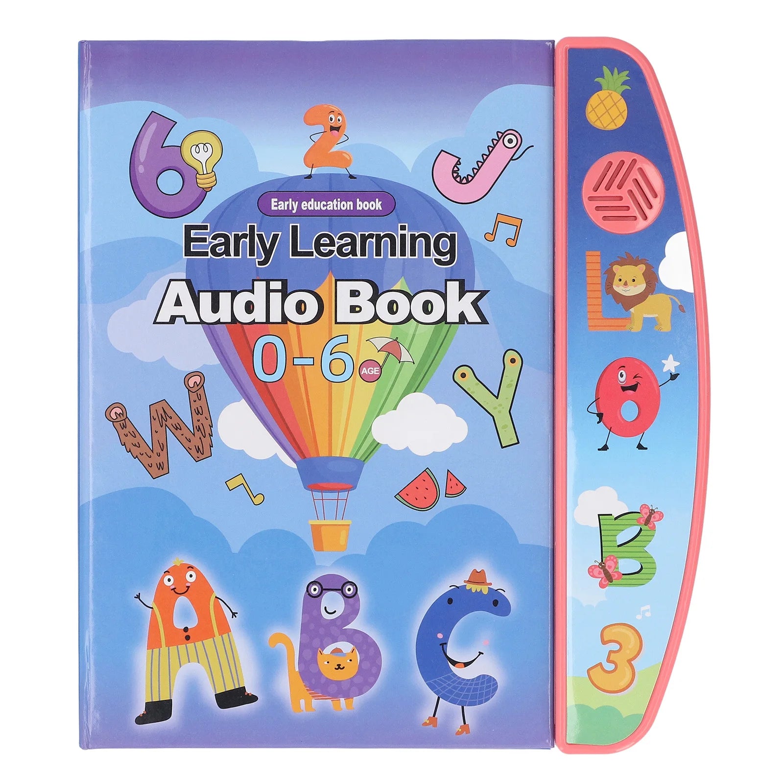 Kids electronic audio book player by I YAN with colorful buttons, designed for early education and learning English for toddlers.