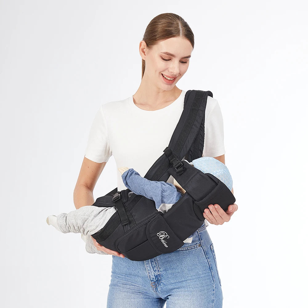 Baby Sling Carrier 4-in-1 Ergonomic Backpack – Easily Adjustable Carrier for Newborn to Toddler - I YAN