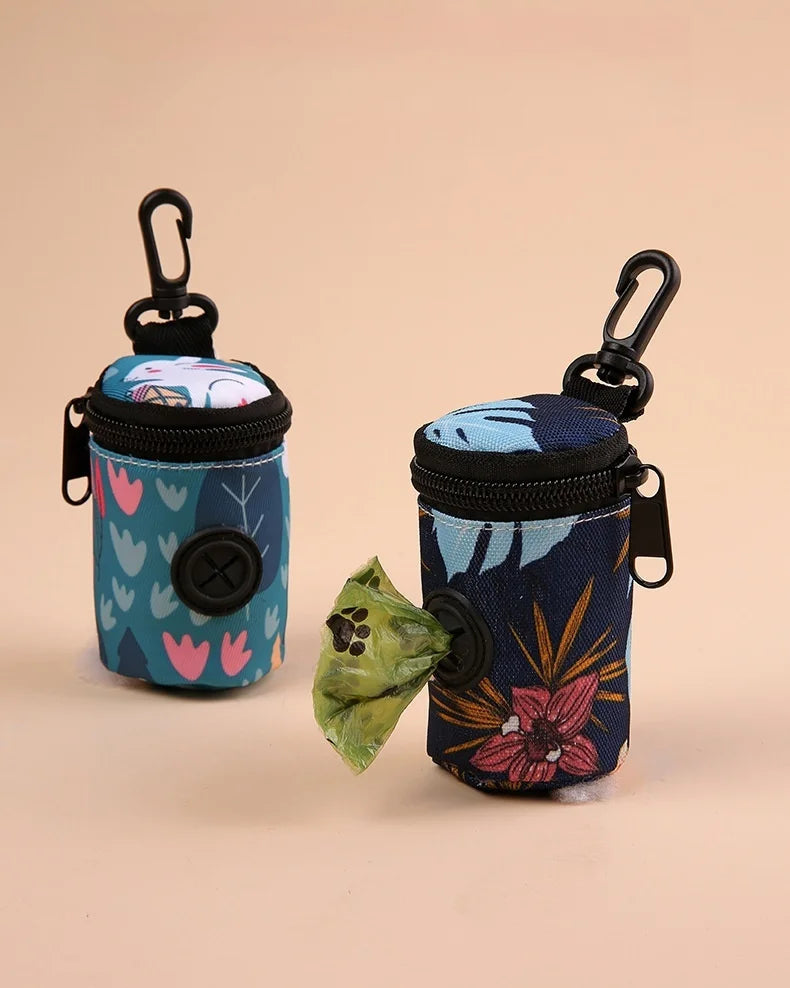 Durable I YAN pet dog poop bags with holder, outdoor waste disposal bags for walks and hikes, handy and easy to carry