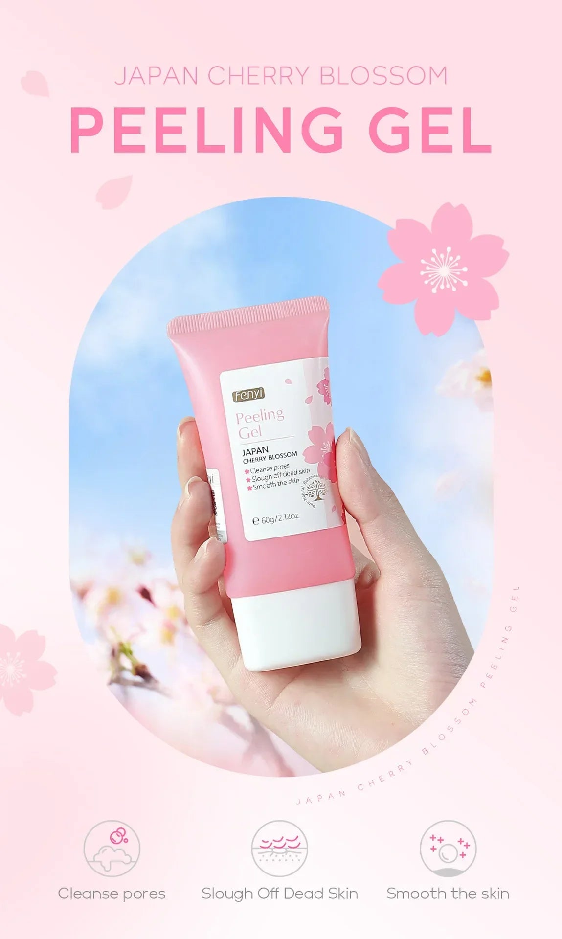 Face Deep Cleaning Exfoliating Gel Skin Care Whitening Moisturizer Repair Facial Scrub Skin Care