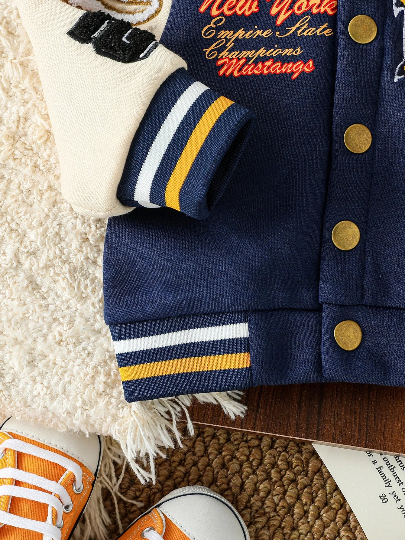 Baseball Fashion Jackets Baby Boys Embroidered Cardigan Autumn Spring Casual Outwears Trends Sweatshirt Coats For 1-3Y