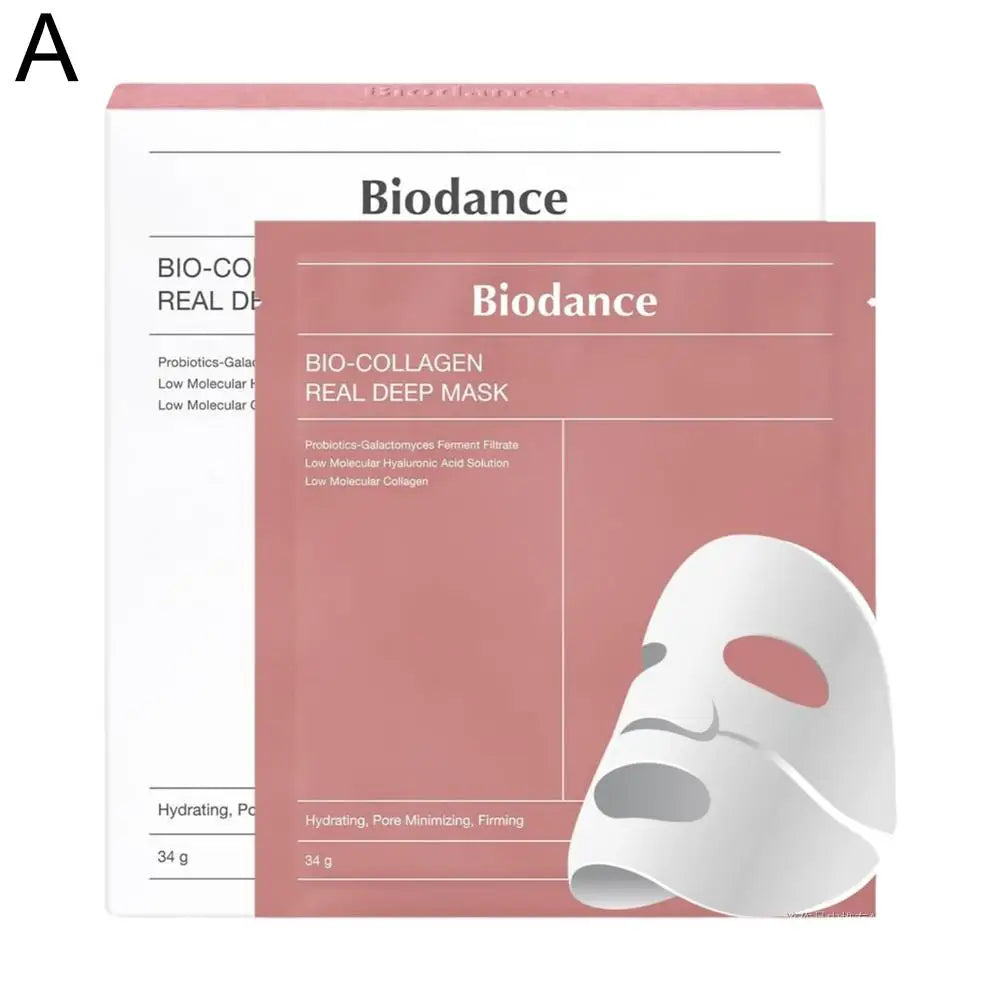 Bio-Collagen Sleepable Collagen Face Mask Face Barrier Repair Soothing Ampoule Essence Moisturizing Refined Pores Mask Skin Care