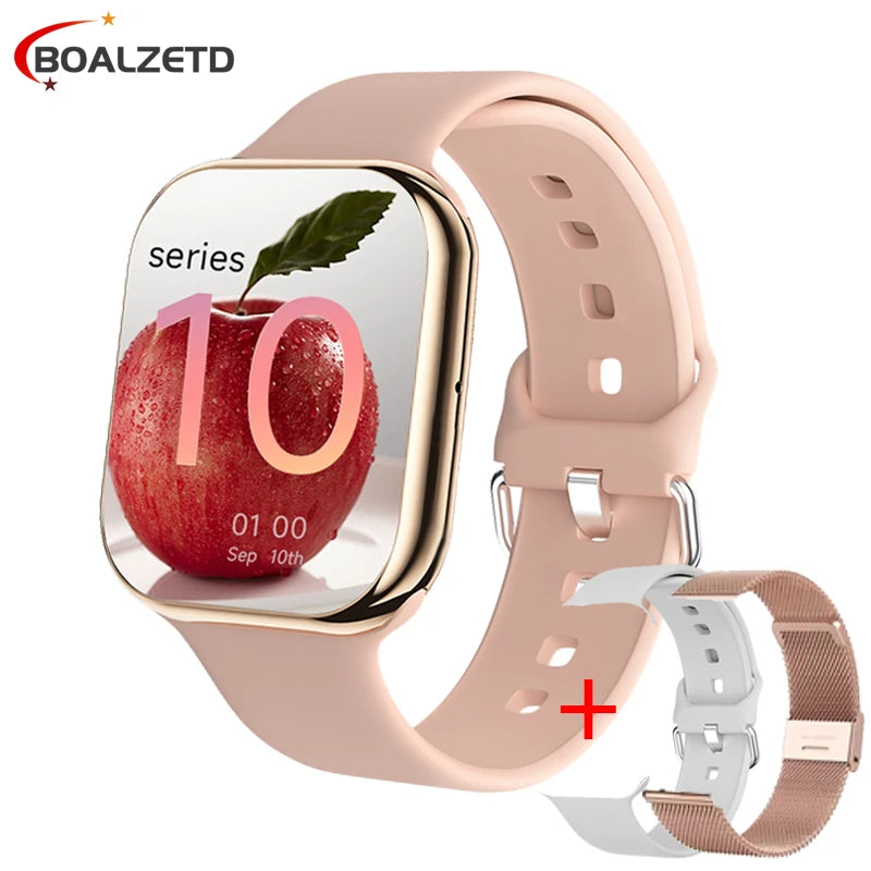 HD 1.85 inch AMOLED SmartWatch 2025 New Waterproof Bluetooth Call Health monitoring Video Woman Men smart watchs For Android IOS