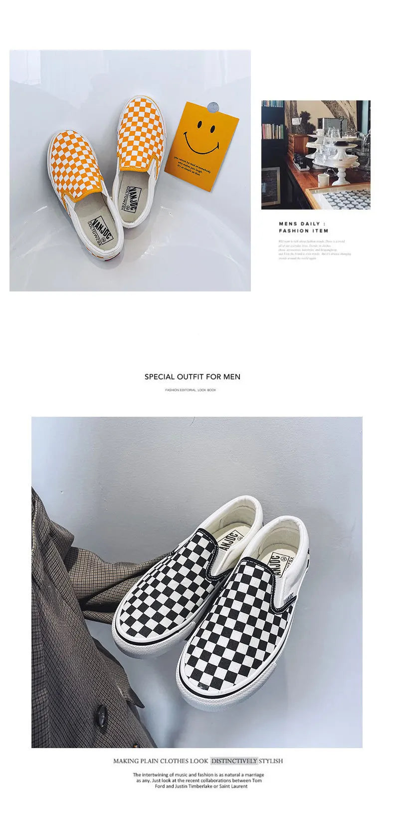 Children Spring Autumn Canvas Shoes Girls One Foot Slip on Shoes Kid Shoes Boys Soft Soled Comfortable Checkerboard Casual Shoes