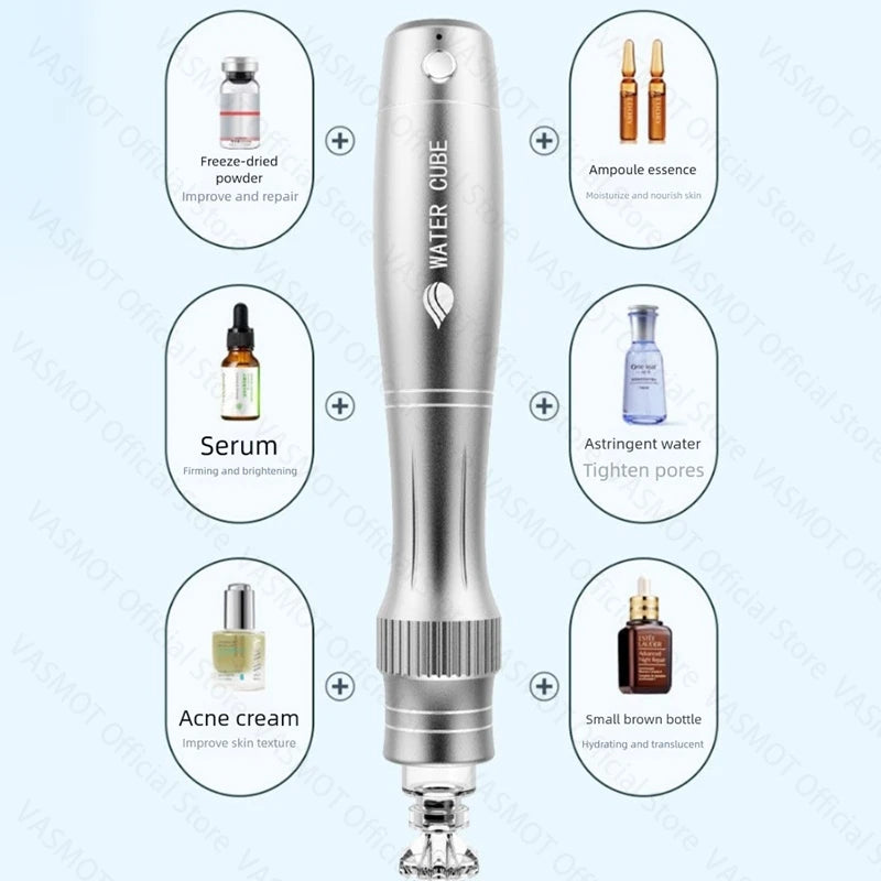Electric Nano Microcrystal Pen Painless Facial Hydrating Essence Introducer Skin Care Beauty Device Microcrystal Instrument Home