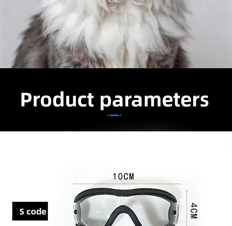 Pet Goggles Cat Glasses Pet Dog Dog Head Accessories Sunglasses Maine Cat Small Dog Schnauzer Sunglasses cat backpack carrier