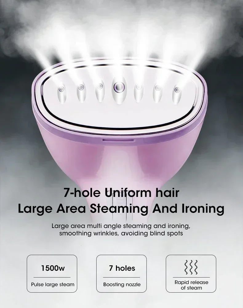 1500W Handheld Garment Steamer For Clothes 330ml Portable Household Fabric Small Electric Steam Iron Machine For Home Travel Use