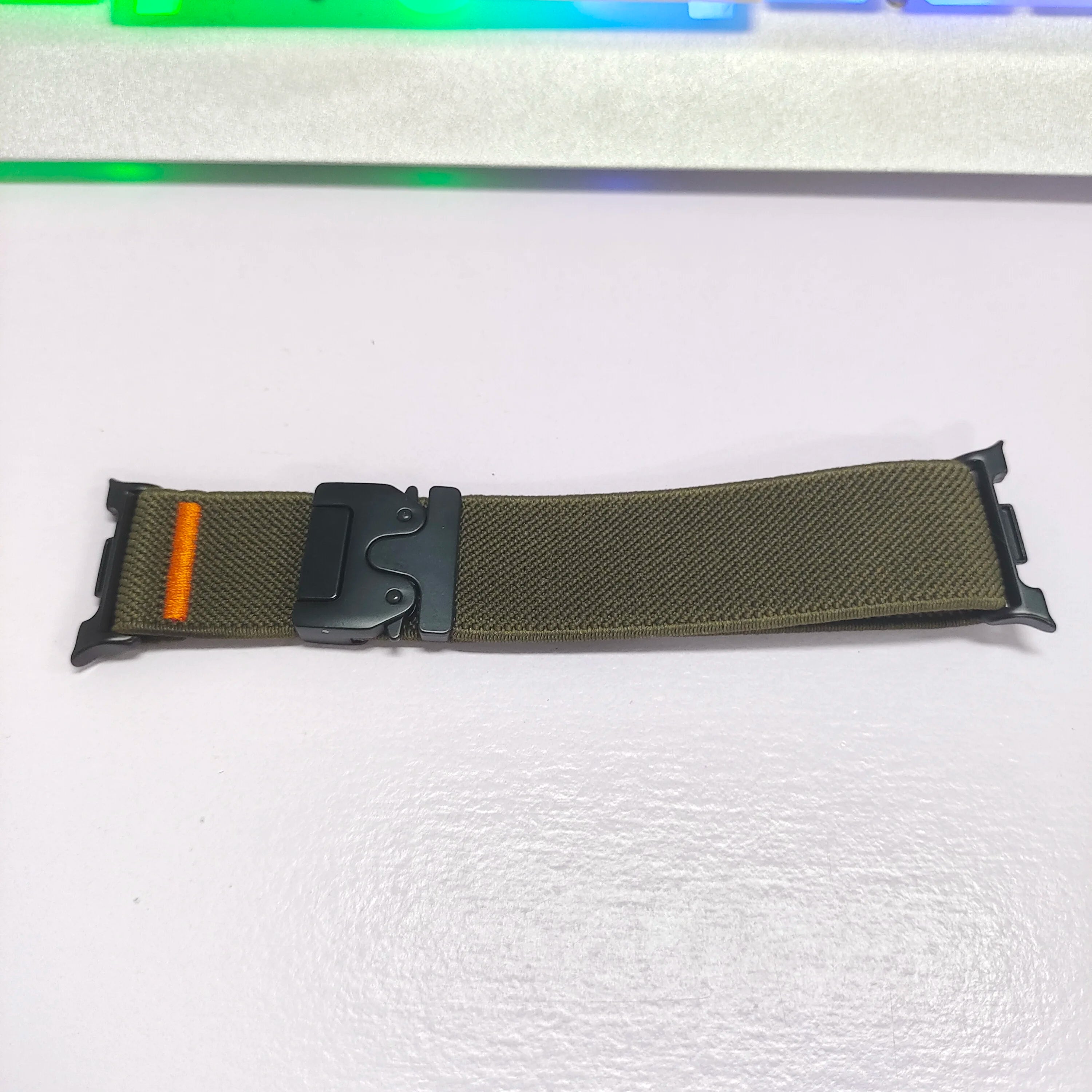 Parachute Strap For Samsung Galaxy Watch 8 40mm 44mm stretch Nylon correa pulseira Bracelet for Galaxy Watch 8 classic Band 46mm