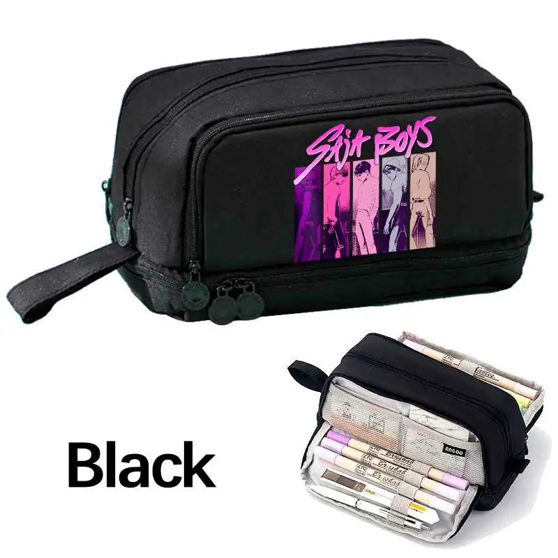 Demon Hunters Pencil Case – Multi-Functional Stationery Storage Bag - I YAN
