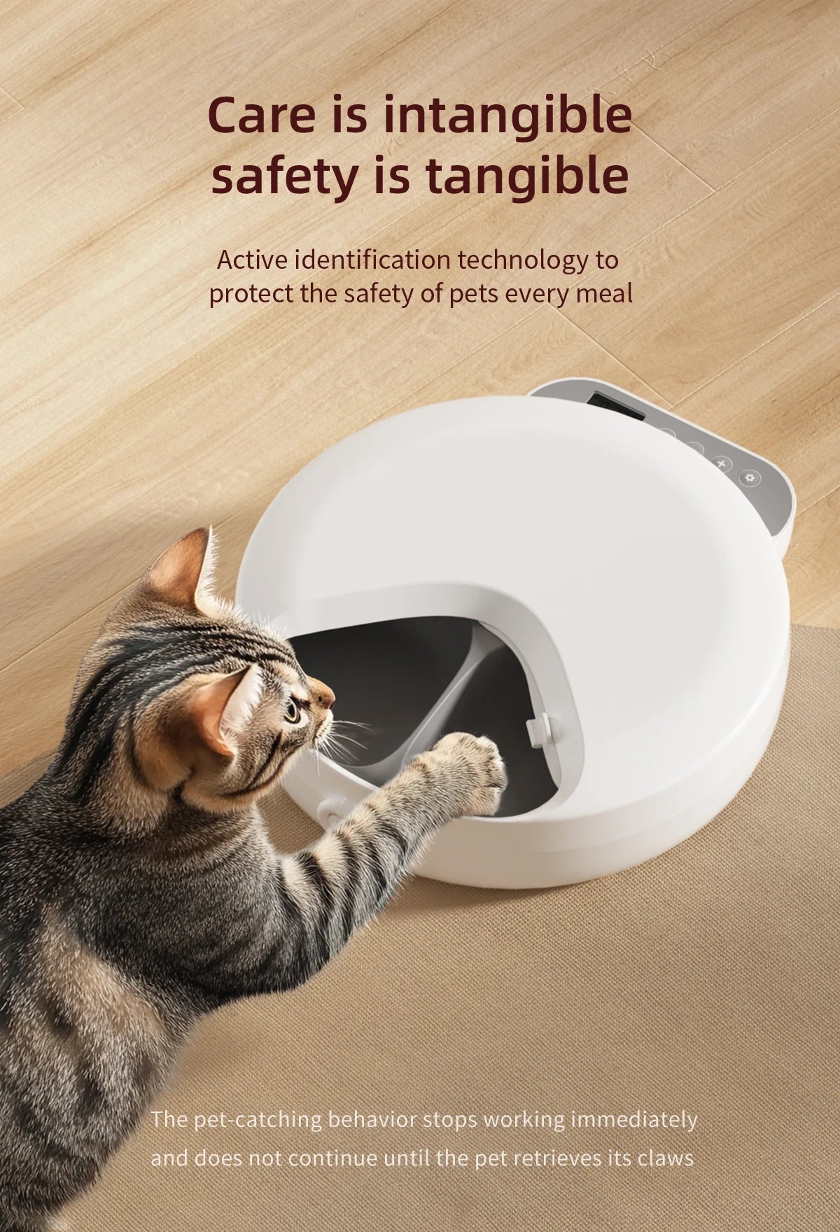 4-Meal Automatic Pet Feeder for Dry & Wet Food | Smart Timed Cat & Dog Food Dispenser with Freshness Seal & Slow Feeding Bowl