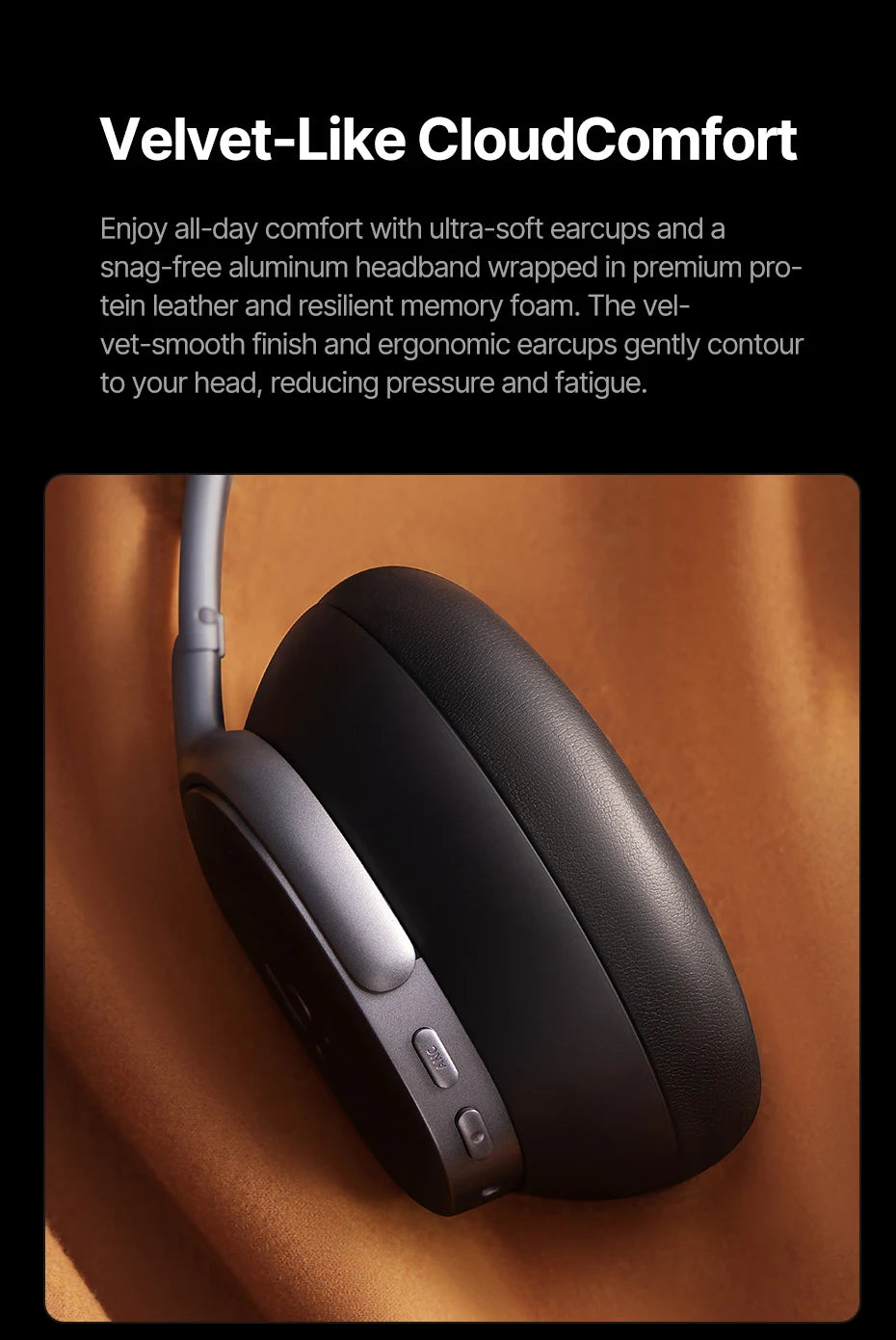 Baseus Inspire XH1 Sound by Bose ANC Wireless Headphone Bluetooth 6.1 48dB Adaptive Noise Cancellation Headset Hi-Res LDAC 100Hr