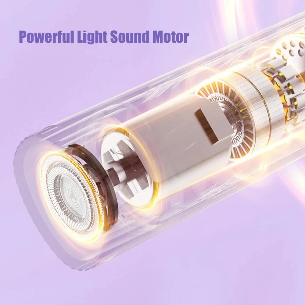 2026 New 2in1 Electric Razor for Women Painless Hair Removal Rechargeable Body Trimmer Underarm Mustache Epilator Shaver