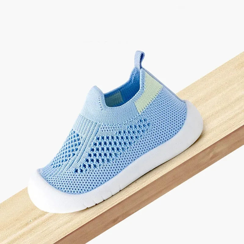 Toddler Slip-On Sneakers – Breathable Knitted Kids Casual Shoes for Boys & Girls (0 Months–4 Years) - I YAN