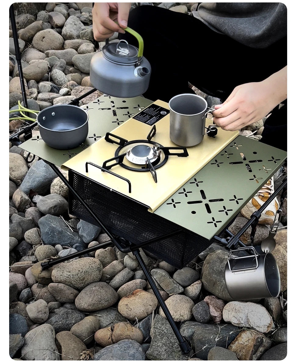 Gas Stove Burner Strong Fire Heater Furnace Portable Outdoor 4000W High Power Stainless Steel Camping Table Stove