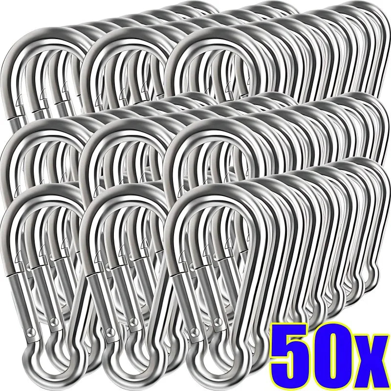 Mini Carabiner Alloy Survival Gear Camp Mountaineering Hook Outdoor Carabiner Keychain Tourist Hooks Fishing Buckle Wholesale