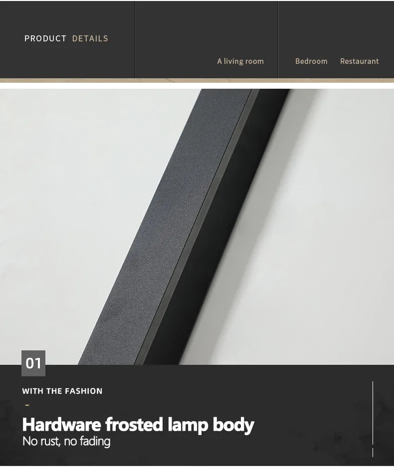 Waterproof Wall Light Outdoor Garden Wall lamps LED Lights Modern Nordic  Living Room TV Background IP65 110/220v Wall washer