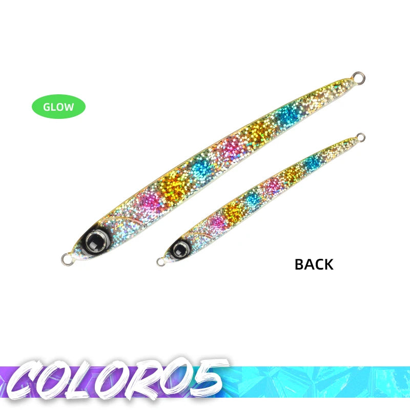 Sea Metal Jig False Bait 30g 45g 60g Lures Saltwater Fish Items Professional Tackle Fishing Lure Goods Perch Baits