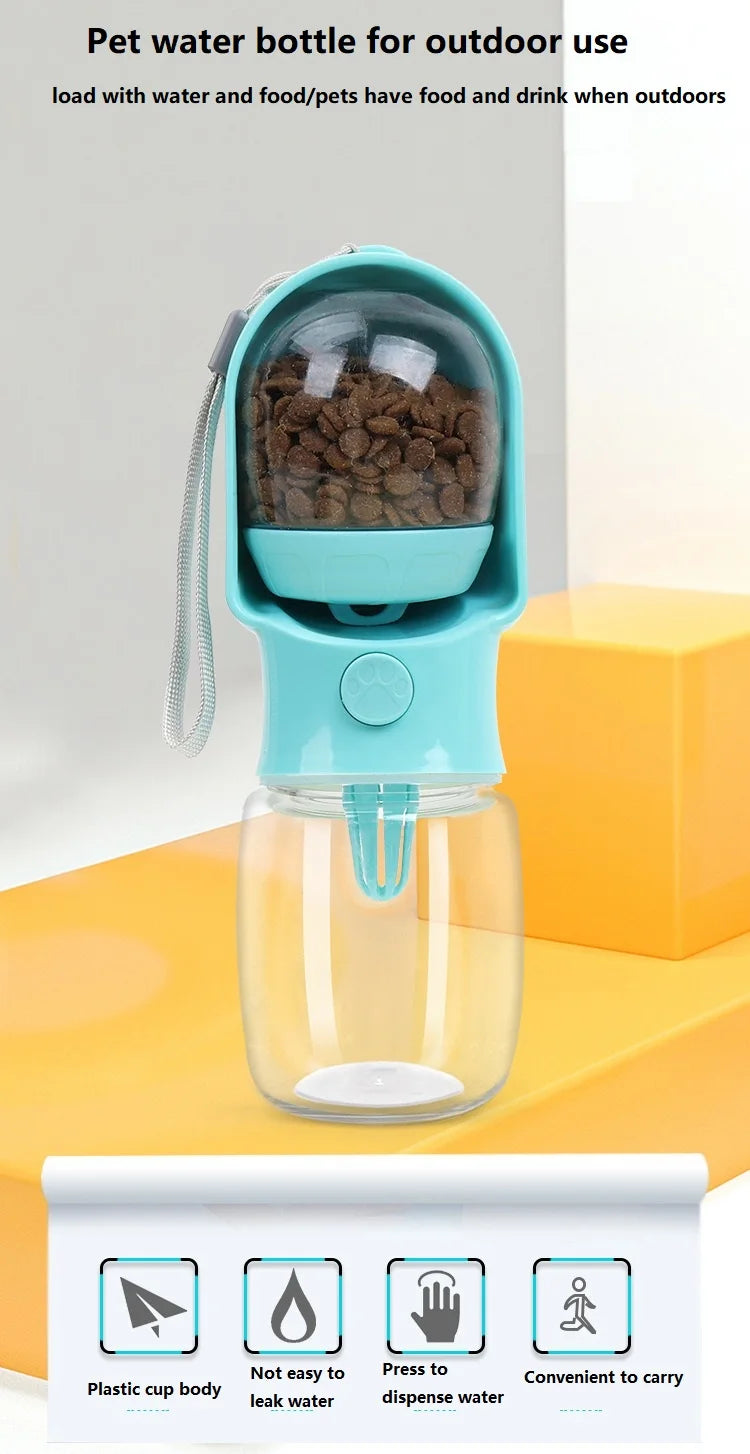 320/500ML Portable Dog Cat Water Bottle for Dog Gourd Walk Drinking Bottle Dog Pet Supplies Food Bowl GS07