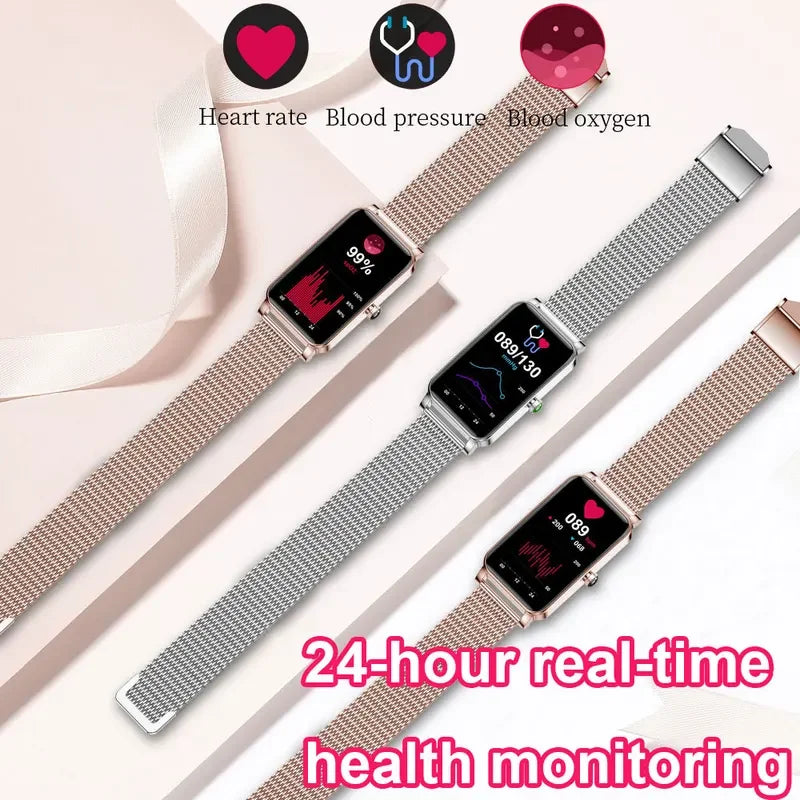 Women's Luxury Smartwatches Connect Phone Interactive Music Full Touch Smart Watches Weather Reminder Custom Wallpaper Smartband