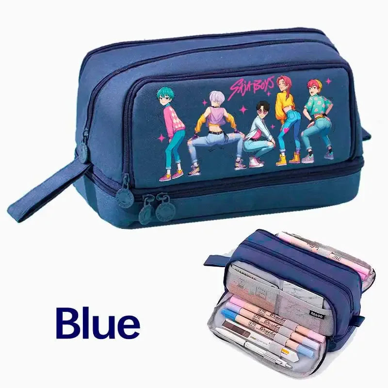 Demon Hunters Pencil Case – Multi-Functional Stationery Storage Bag - I YAN