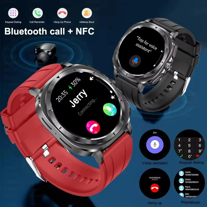 New Health Watch Uric Acid Blood Pressure Blood oxygen Body Analysis Body Fat SmartWatch ECG+PPG Bluetooth call Clock Women Men