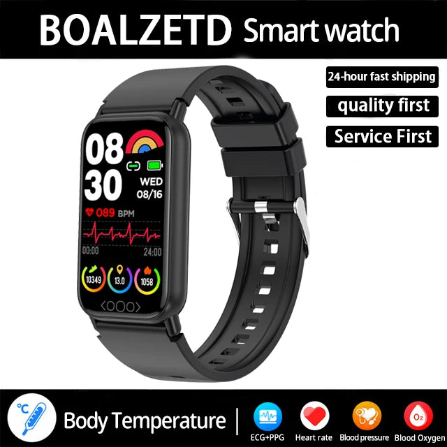 New Original SmartWatch Men Bluetooth Call Sports Smartwatch Heart Rate Health Temperature Monitoring Women For Android IOS 2025