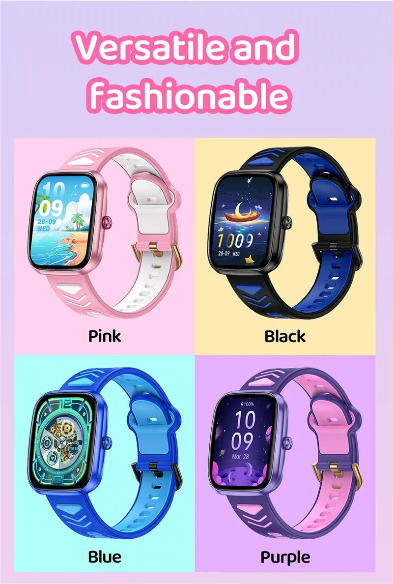 Kids Smartwatch Teenage Pedometer Sports Children Smartwatch – Wireless Calling Student Gift for Boys & Girls - I YAN