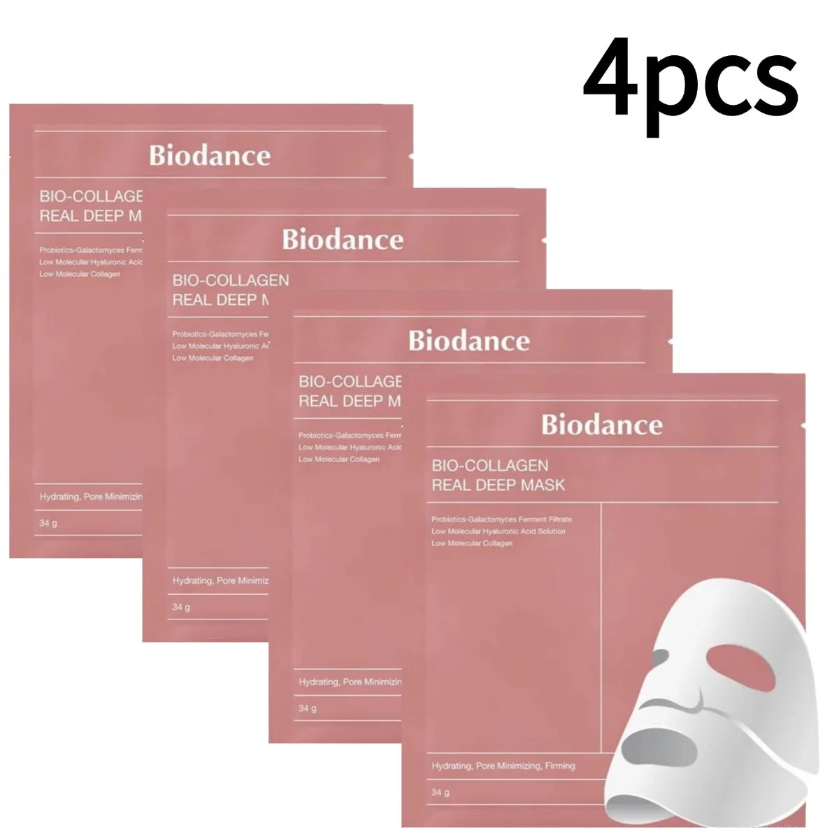 Bio-Collagen Sleepable Collagen Face Mask Face Barrier Repair Soothing Ampoule Essence Moisturizing Refined Pores Mask Skin Care