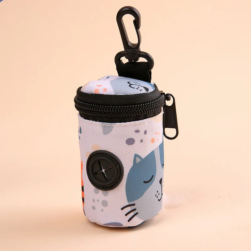 I YAN dog poop bags with holder, durable outdoor waste disposal bags for walks and hikes, suitable for training and clean-up.