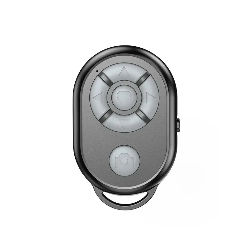 I YAN Bluetooth remote control for iPhone, Xiaomi, iOS, Android phones, with selfie stick and camera shutter button.