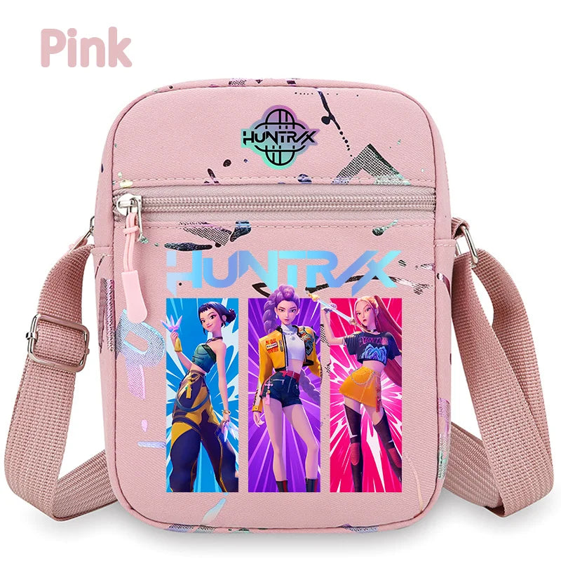New⭐️KPOP Demon Hunters Crossbody Phone Bag Single Shoulder Pouch Coin Wallet Purse Warriors Handbag Fans Gril Gifts