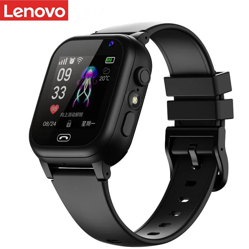 Lenovo Kids Smart Watch 5G GPS Location Video Call SOS – Camera Waterproof Upgrade Watch for Boys & Girls 2025 - I YAN