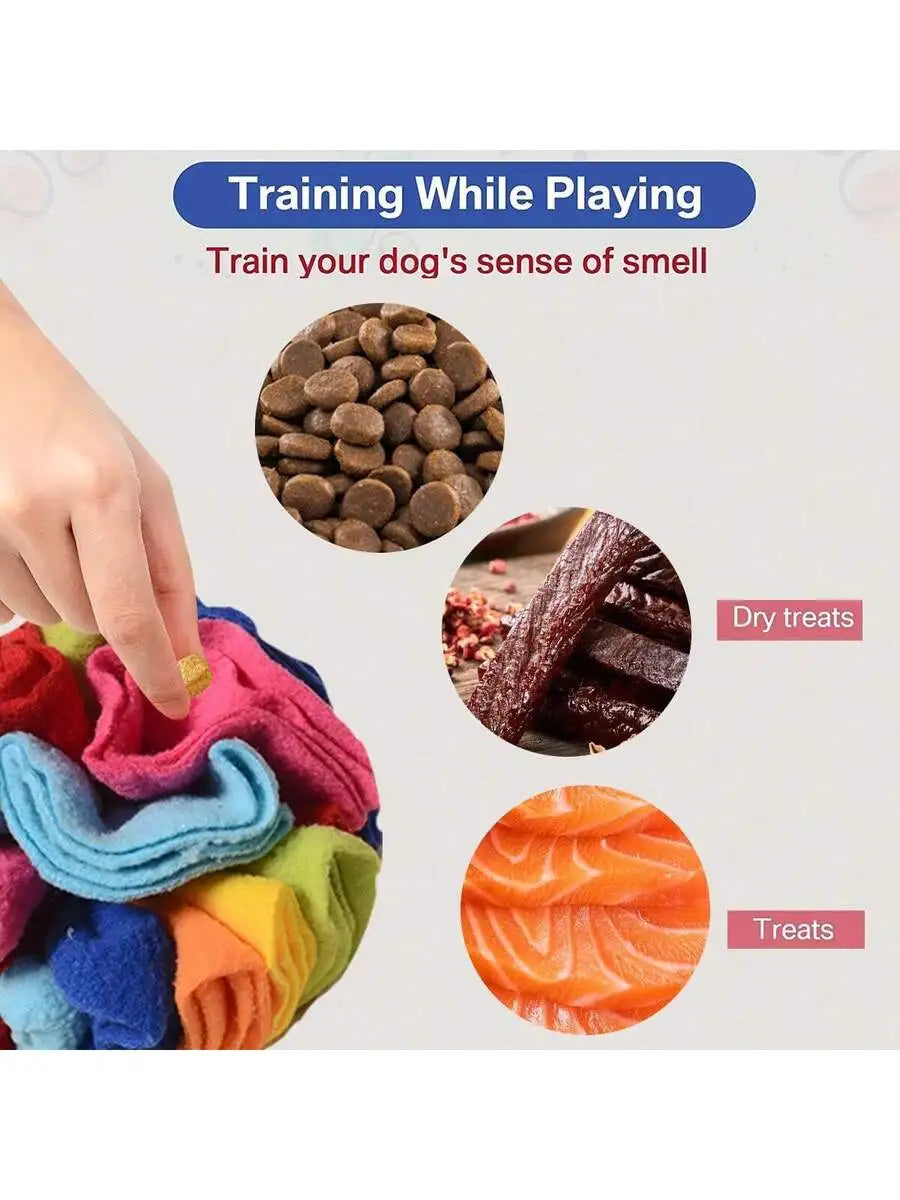 1 Pc Pet Snuffle Mat, Dog Slow Feeding Mat, Pet Scent Training Mat