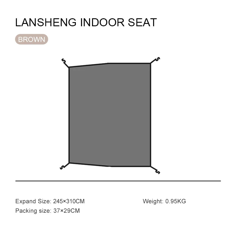 Camping Ls4 Tunnel Tent Living Shell Tent Large Camping Tent Extra Space