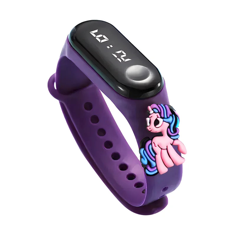 Waterproof Children's Smart Watch Cartoon LED Digital – Fun Electronics Wristwatch Birthday Gift for Kids Age 2-15 - I YAN