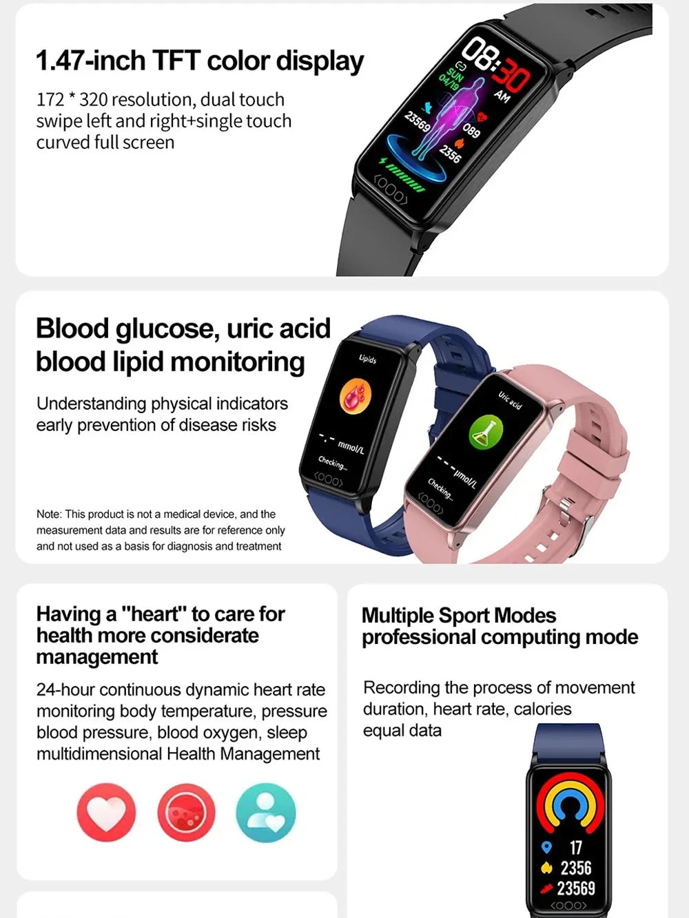 New Original SmartWatch Men Bluetooth Call Sports Smartwatch Heart Rate Health Temperature Monitoring Women For Android IOS 2025