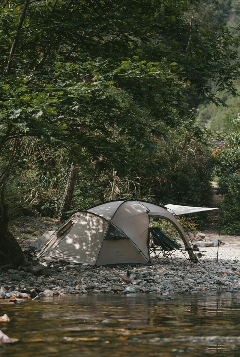 Camping Tent Ultralight Silicon coated Outdoor 4 Season Waterproof 30D polyester Hiking Tent 2 Person Rainproof Tent