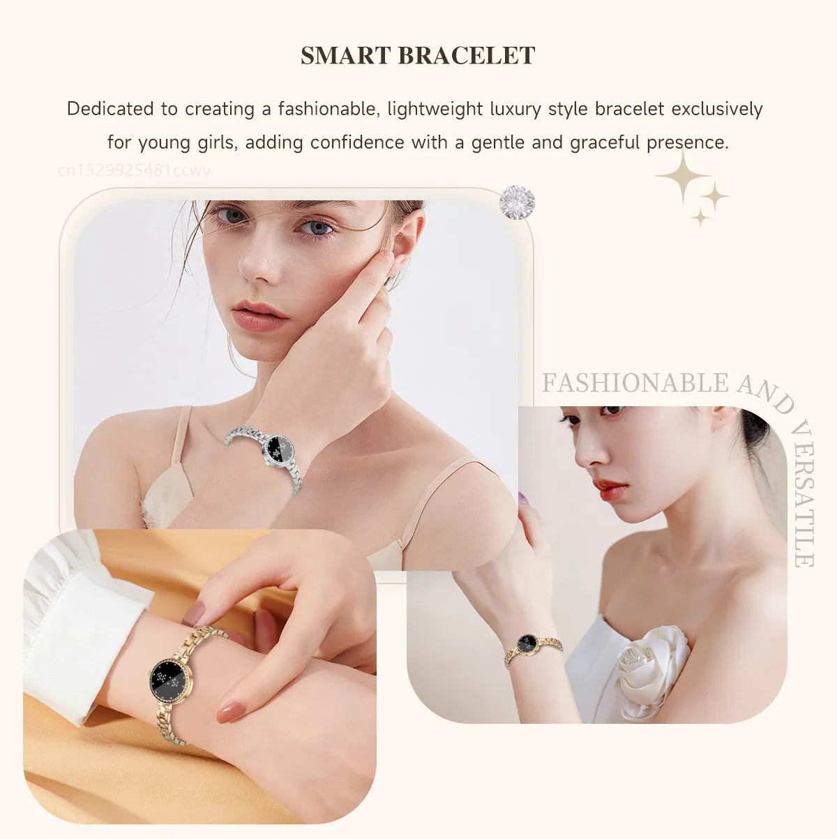 Fashionable Ladies Smart Watch Health Monitoring Female Wristwatch Outdoor Sports Fitness Tracker Bracelet Women L6 Smartwatch
