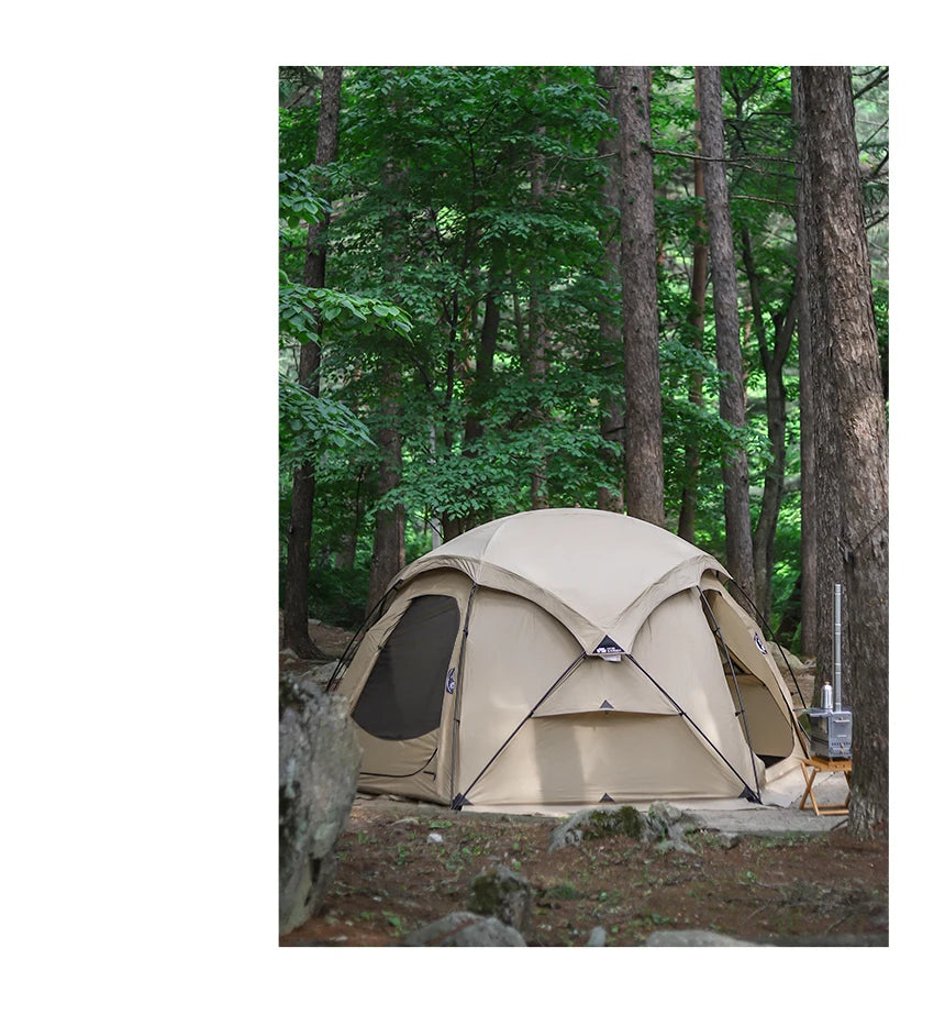 Camping Tent Commander Dome Tent Shelter Waterproof Windproof Ultra-light 70D Nylon 160/185/245CM