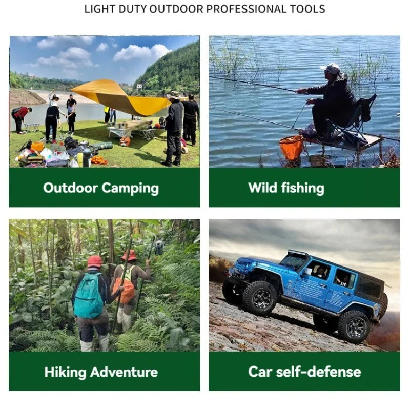 NEW Camping Portable Engineer Shovel, Field Survival Tools, Outdoor Stainless Steel Multi-functional Small Tactical Hand Shovel