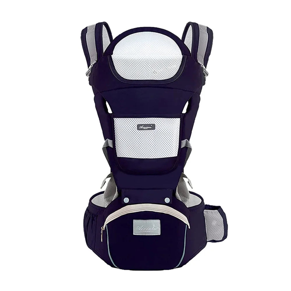 Ergonomic Baby Carrier Backpack with Hip Seat – Front Facing Kangaroo Wrap Sling for Travel - I YAN