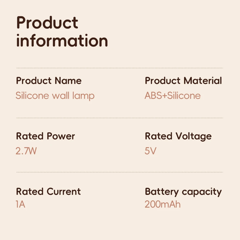 Star Moon Silicone Night Light Touch Sensor Nursery Sleeping Nightlights 3 Level Brightness Wall Light For Kids Chritmas Gift