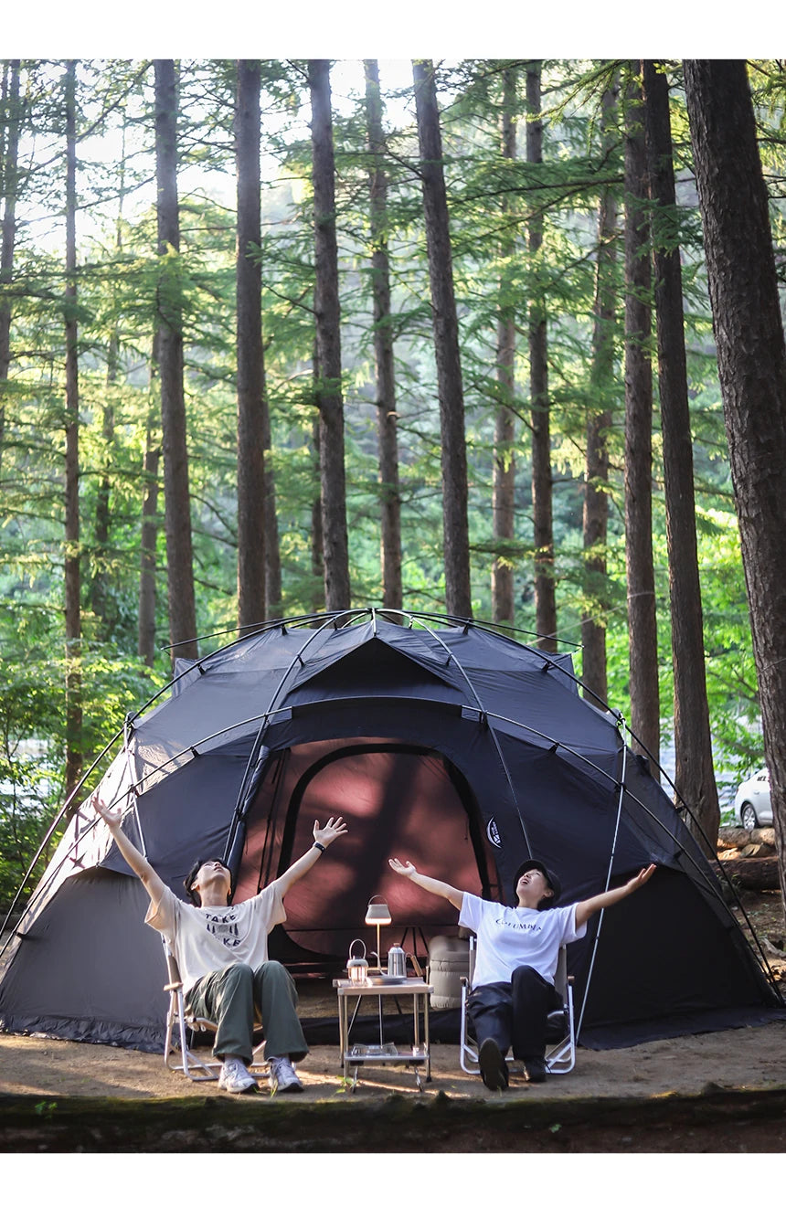 Camping Tent Commander Dome Tent Shelter Waterproof Windproof Ultra-light 70D Nylon 160/185/245CM