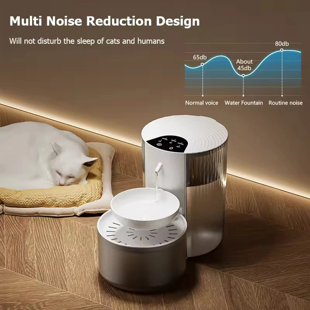 Pet Intelligent Water Dispenser, Clean And Dirty Separation, Dumping Type, Automatic Water Dispenser For Cats, Large Capacity