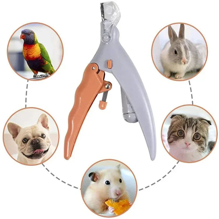 LED Light Pet Nail Clipper With Amplification Function Dog Cat Special Nail Trimmer Tool Pet Grooming Cleaning Supplies