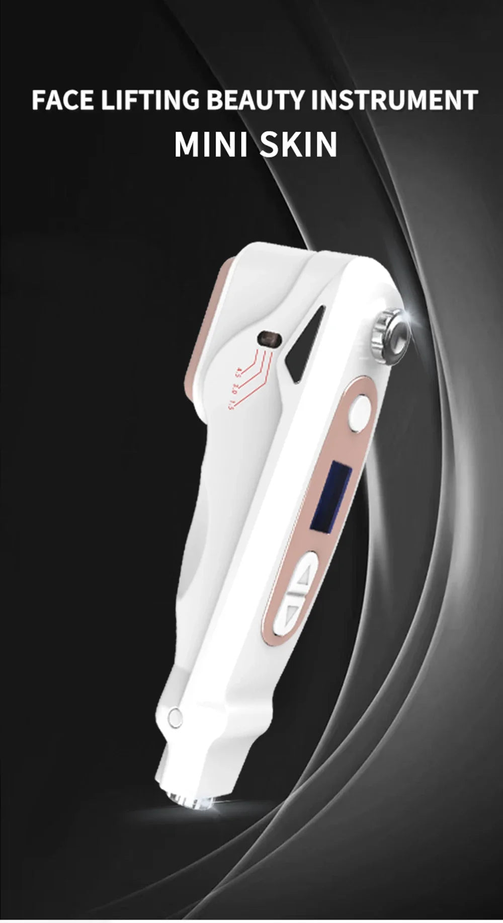 2025 Professional Mini Hifu Facial Rejuvenation Anti Aging Wrinkle Beauty Machine Ultrasonic Skin Care SPA Salon Home Use Device