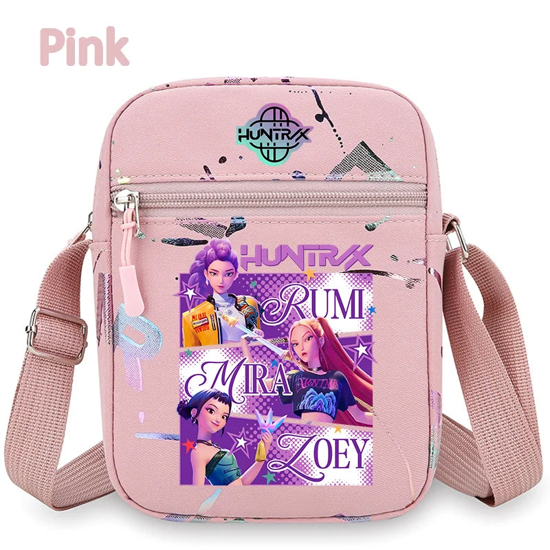 New⭐️KPOP Demon Hunters Crossbody Phone Bag Single Shoulder Pouch Coin Wallet Purse Warriors Handbag Fans Gril Gifts