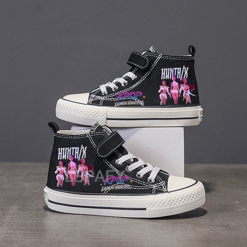 High-top Non-slip Sneakers, Student Casual Shoes New Children's Shoes, Fashion Canvas Shoes, Flat Shoes, Children's
